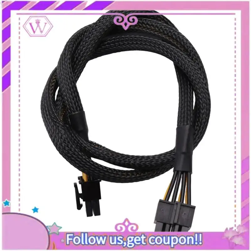 ABSL-CPU 8 Pin Male To CPU 8(4+4) Pin Male,EPS-12V Motherboard Power Adapter Cable For EVGA Modular Power Supply 32 Inches
