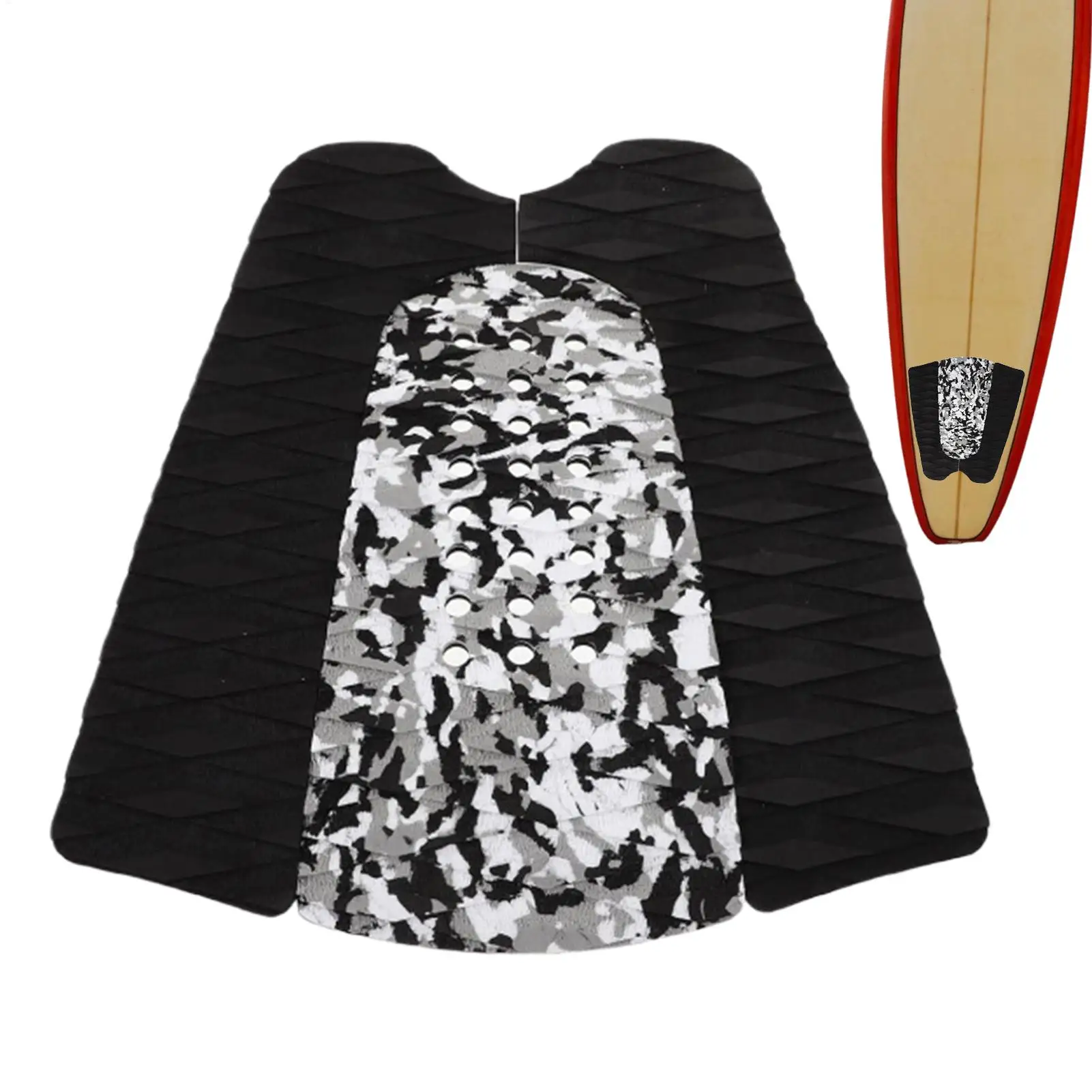 

Тяговая накладка для доски для серфинга, противоскользящая, 3-х предметная накладка для скимборда, аксессуары для водных видов спорта для заднего двора, пляжа, лета, открытого бассейна