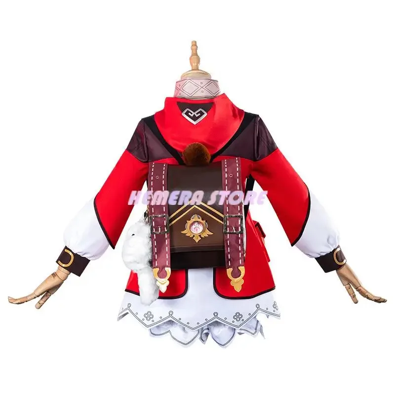 2025 이이클리 겐신 임팩트 코스프레 백팩 가발 신발 로리 파티 의상 유니폼 크리스마스 할로윈 코스튬 C