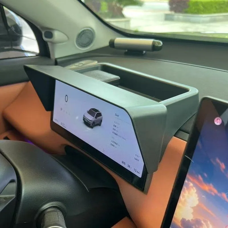 

For Leapmotor C10 C16 2024 - 2026 Instrument Screen Rear Storage Box Light Shield Sunshade Tray Sunscreen Interior Accessories