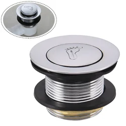 1pcs  Pop Up Drain Waste Drain Easy To Install Alloy+Brass+Plastic Bathroom Bathtub Drain Multi-layer Bathroom High Quality