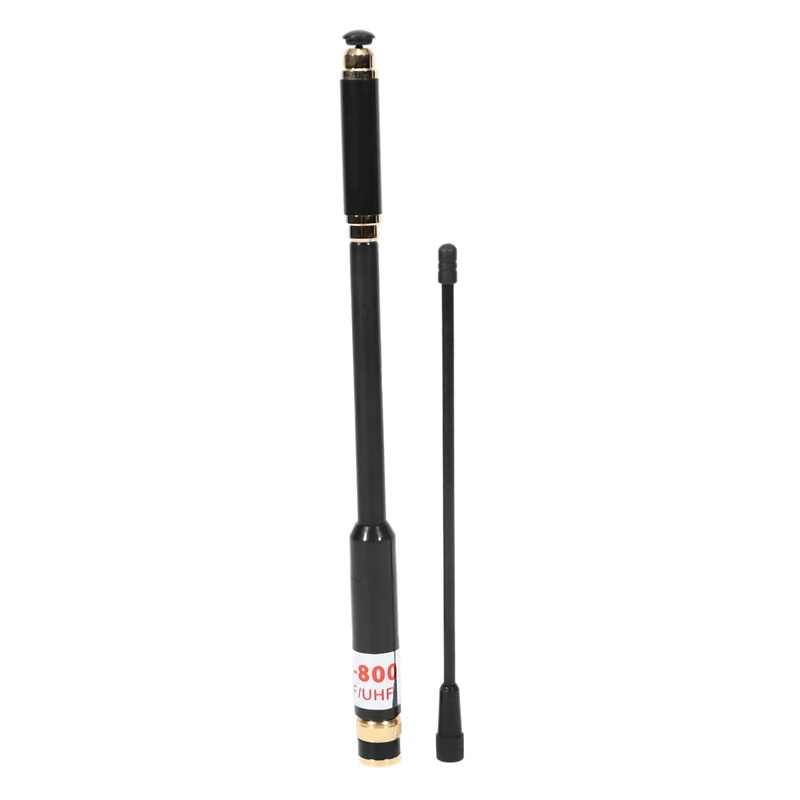 AL800 UHF VHF Telescopic BNC Antenna High Quality For Kenwood Portable Two Way Radio TK-208 TK-308 For Icom Walkie Talkie IC-V85