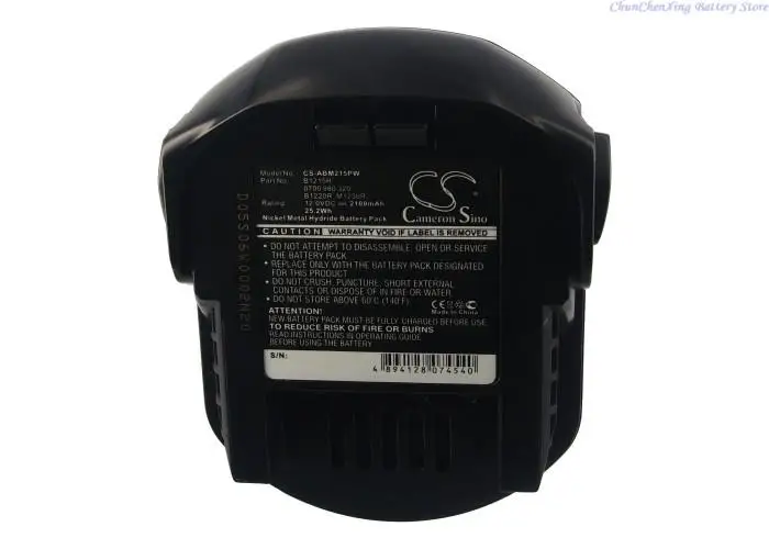 Cameron Sino 2100 mAh/3300 mAh elektronarzędzia bateria do AEG BS 12 G, BS 12X, BSB 12 G, BSB 12 STX, BSS 12 RW, B1215R, B1220R, B1214G, AAA12V