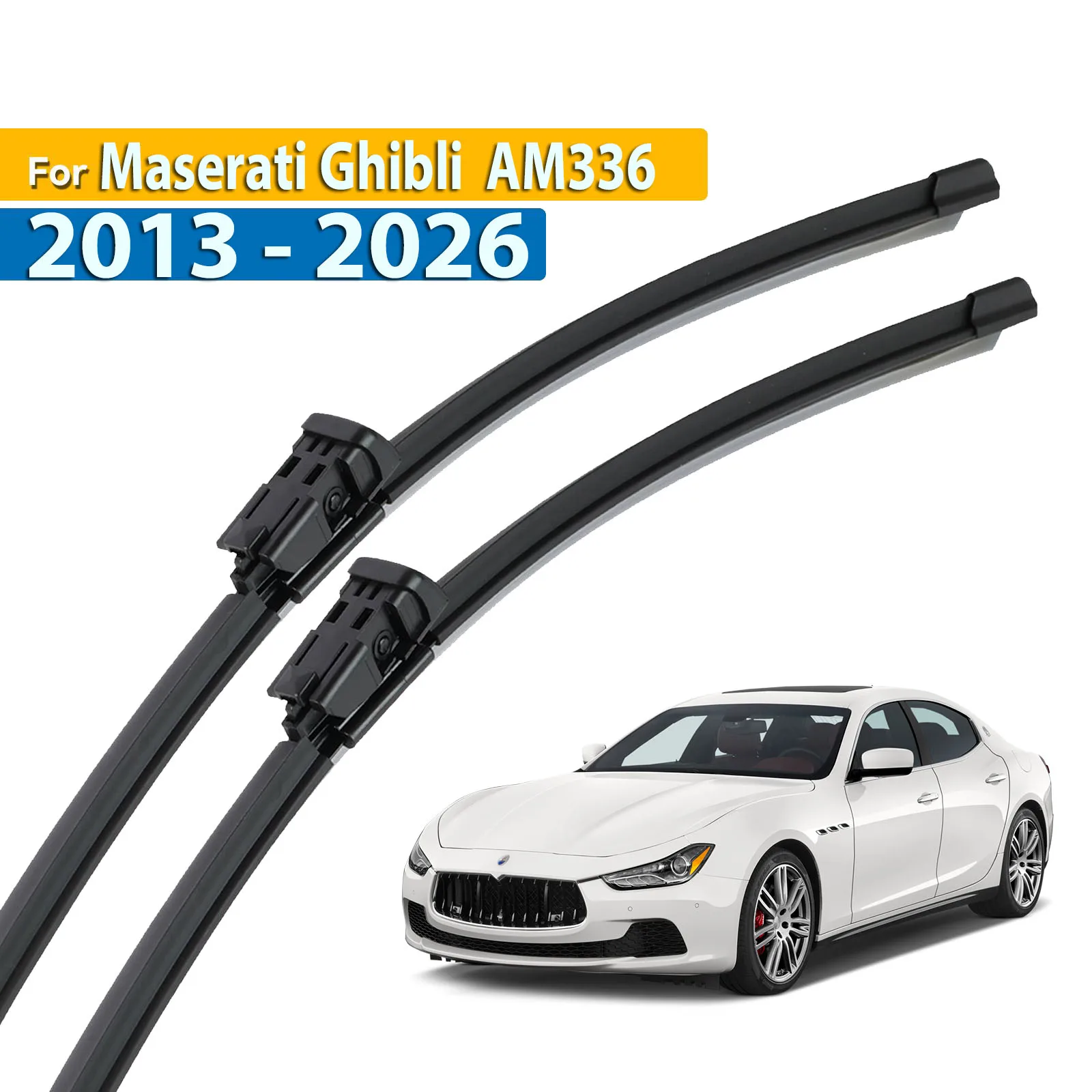 

Стеклоочиститель Erick's LHD, передние щетки стеклоочистителя для Maserati Ghibli 2013-2026, лобовое стекло, чистые окна, автомобильные щетки от дождя 26 "+ 18"