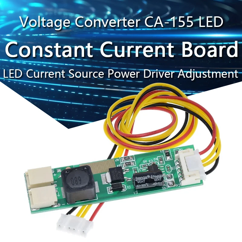 High Voltage Converter CA-155 LED Constant Current Board LED Current Source Power Supply Driver Light Adjustment 10-30V To 9.6V