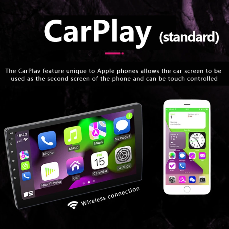 

BOSSCAR Car Radio 2Din 7/9/10 Inch DSP FM BT GPS WIFI Universal Android12 Carplay Auto Multimedia Touchscreen Player Autoradio
