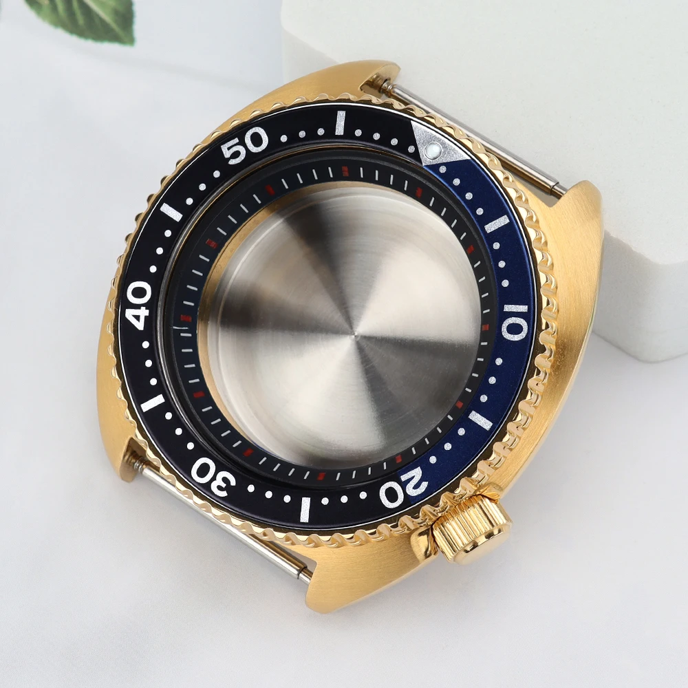 High Quality 45mm Steel Watch Case For Mod Turtle Abalone Seiko NH35 NH36 NH38/34 Movement Sapphire Glass Waterproof 28.5mm Dial