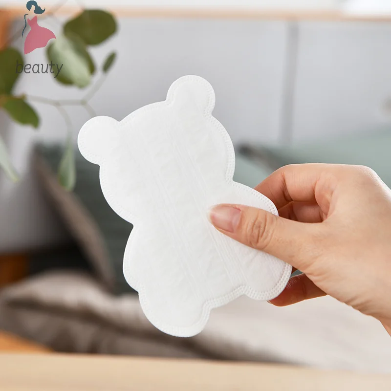 10Pcs Little Bear Armpit Disposable Sweat Patch Soft And Skin-friendly Breathable And Dry Long-lasting Invisible Sweat-proof Pad