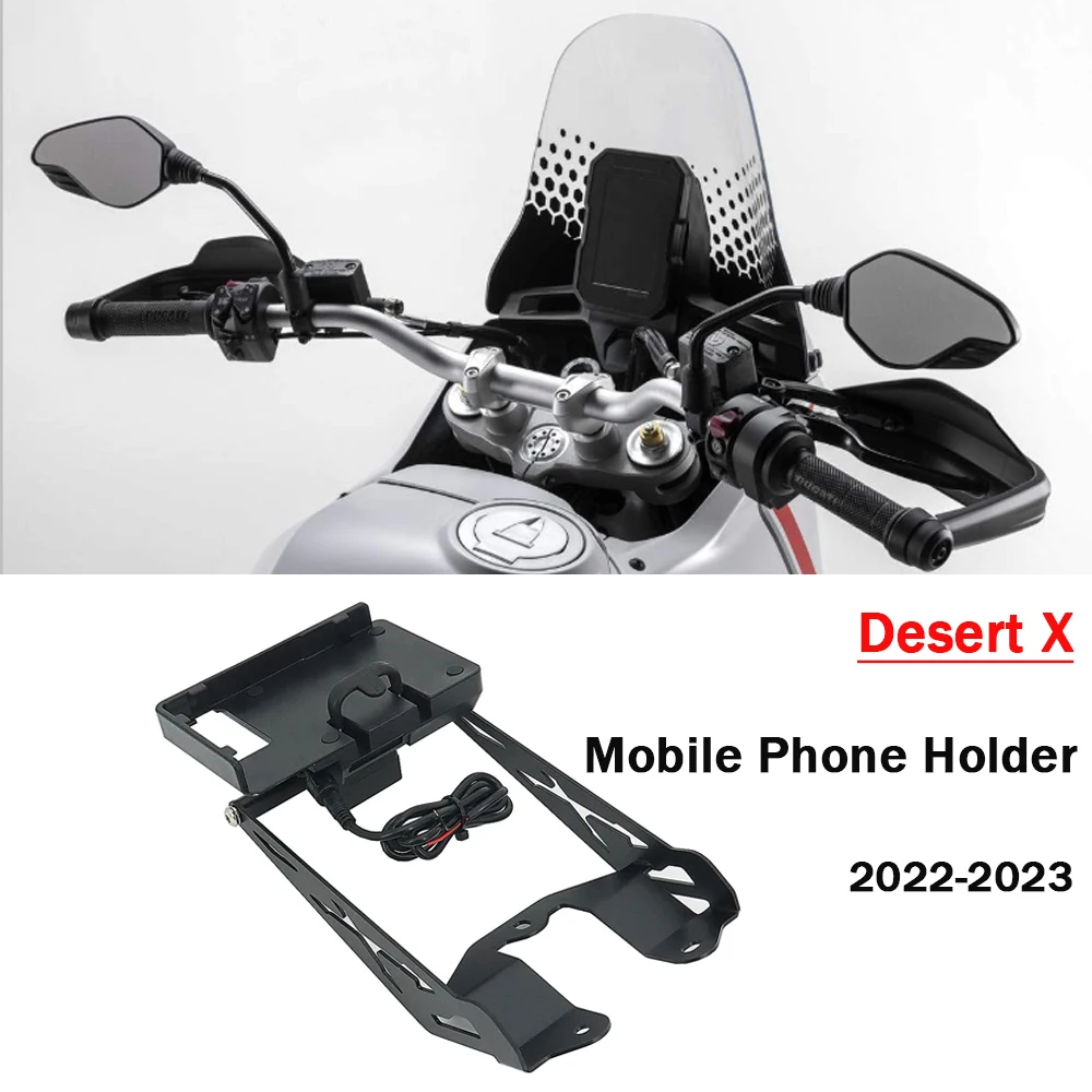 

Desert X Mobile Phone Holder NavigationBracket Is Suitable For Ducati DesertX DesertX 937 NEW Motorcycle GPS Bracket 2022-2023