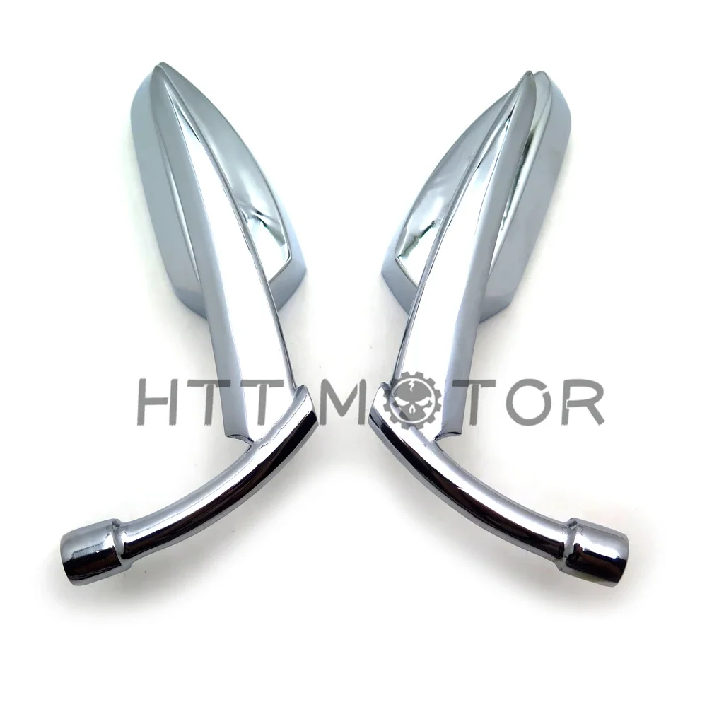 Motorcycle Mirror For Harley Yamaha Suzuki Intruder Volusia Boulevard CHROME Spear Blade Rearview Mirror