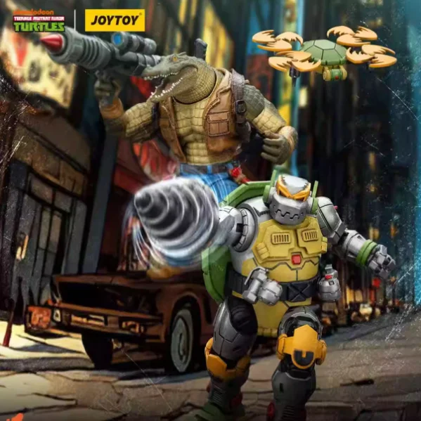 

JoyToy Source TMNT JT02533 Leatherhead & JT02526Metalhead 2-Pack 1/18 Scale Action Figures In Stock Ready to Ship