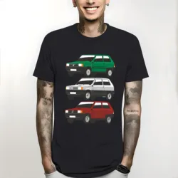 T-Shirt custom t shirts blondie t shirt black t-shirts for men Fiat Panda first generation Short Sleeve harajuku men clothing