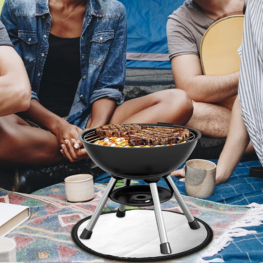 Multi Function Fire Mat Portable Flame Retardant Outdoor Grill Mat for Barbecue Stove Cushion Camping Fire Resistance Pad