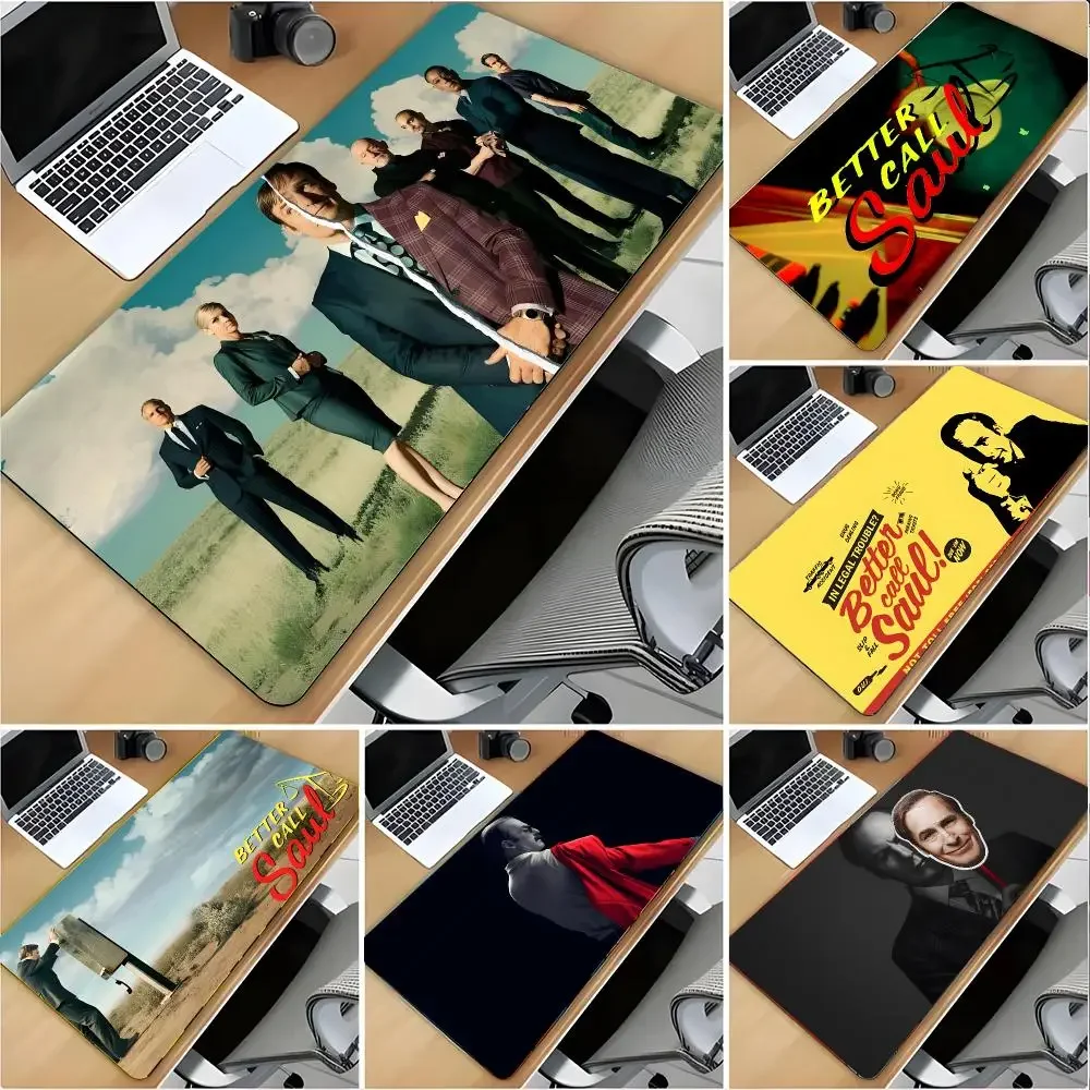 Series Drama Better Call Saul Mouse Pad Large Mouse Pad Desk Mat Non‑Slip Gaming Board Game Mat with Stitched Edges