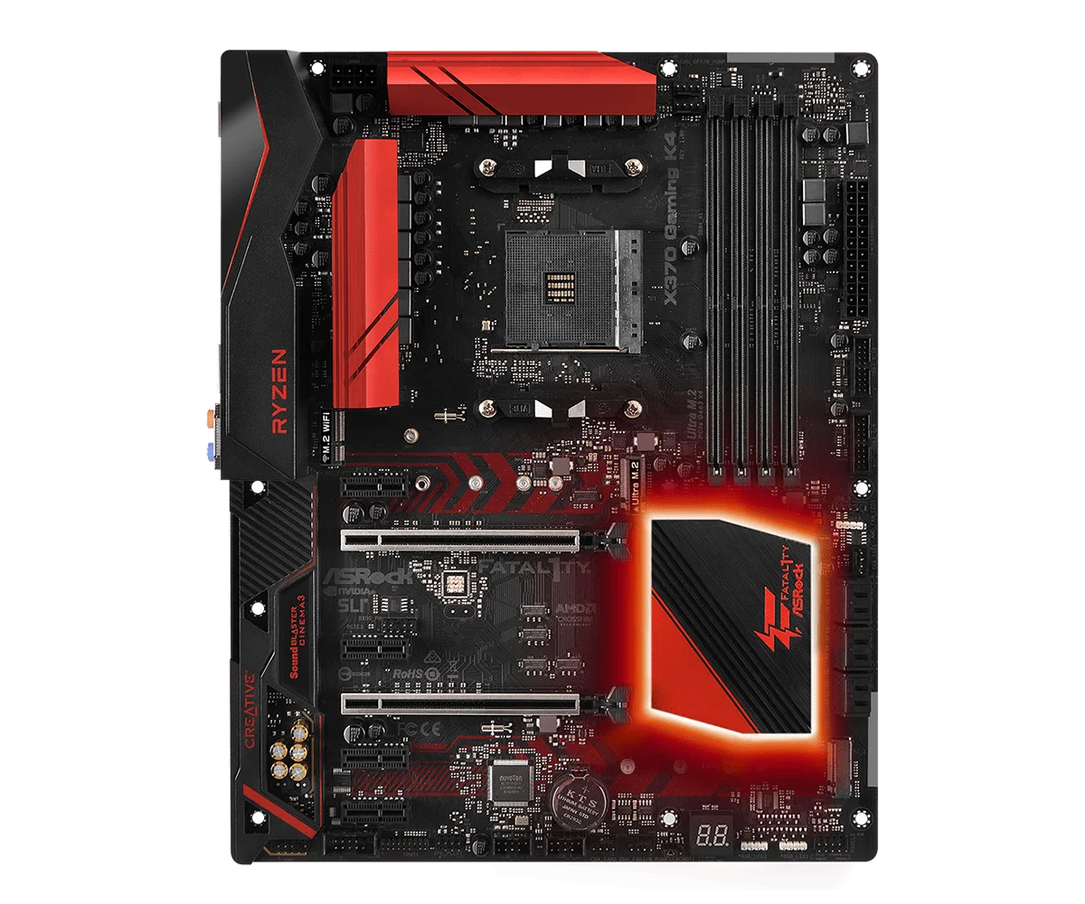 X370 Motherboard ASRock Fatal1ty X370 Gaming K4AM4 DDR4 64GB M.2 ATX support Ryzen Ryzen 5600 5300G 4650 4355G 4700 1600 cpu