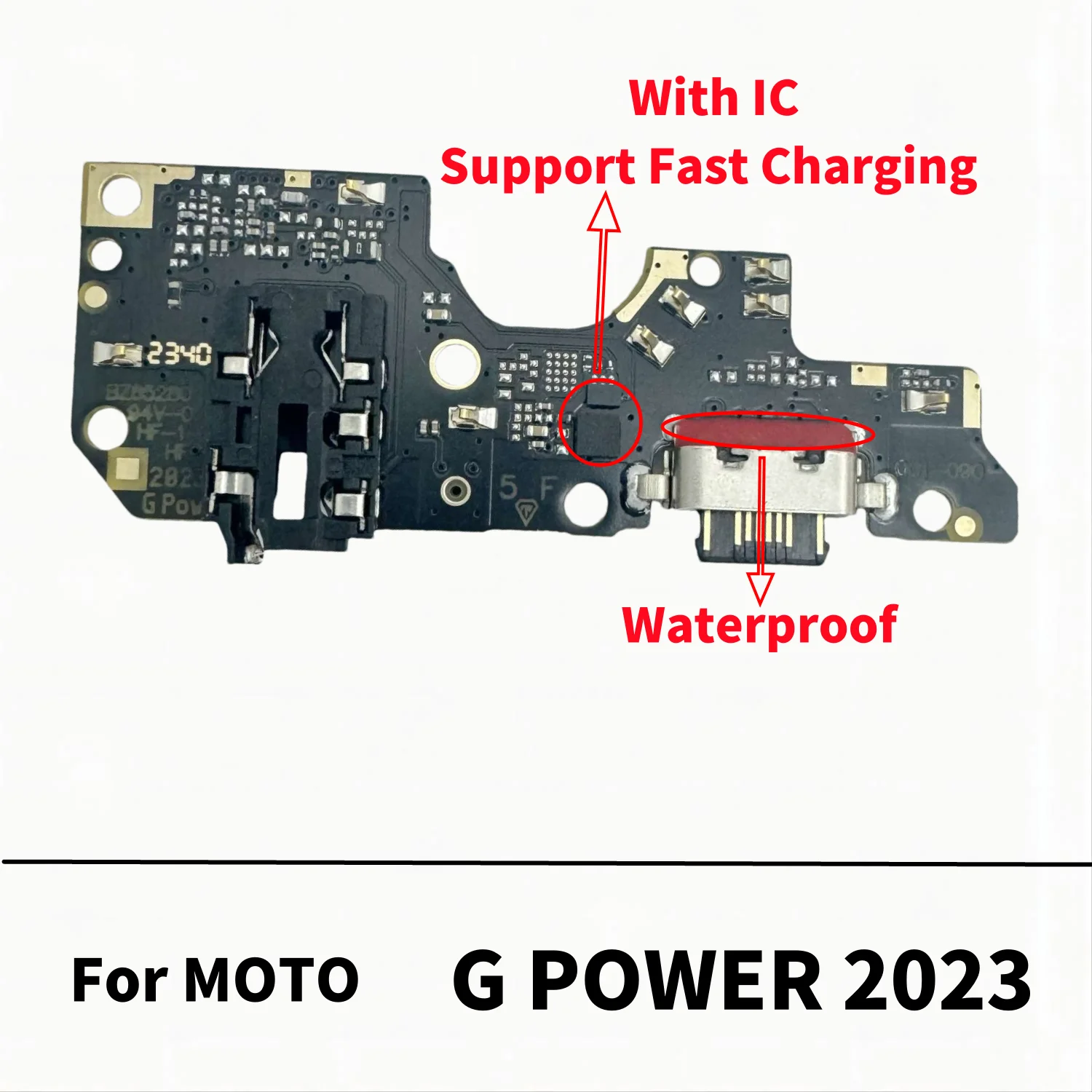 USB Charger Dock Connector Board Charging Port Flex Cable For Motorola Moto G Power 2022 Play 2023