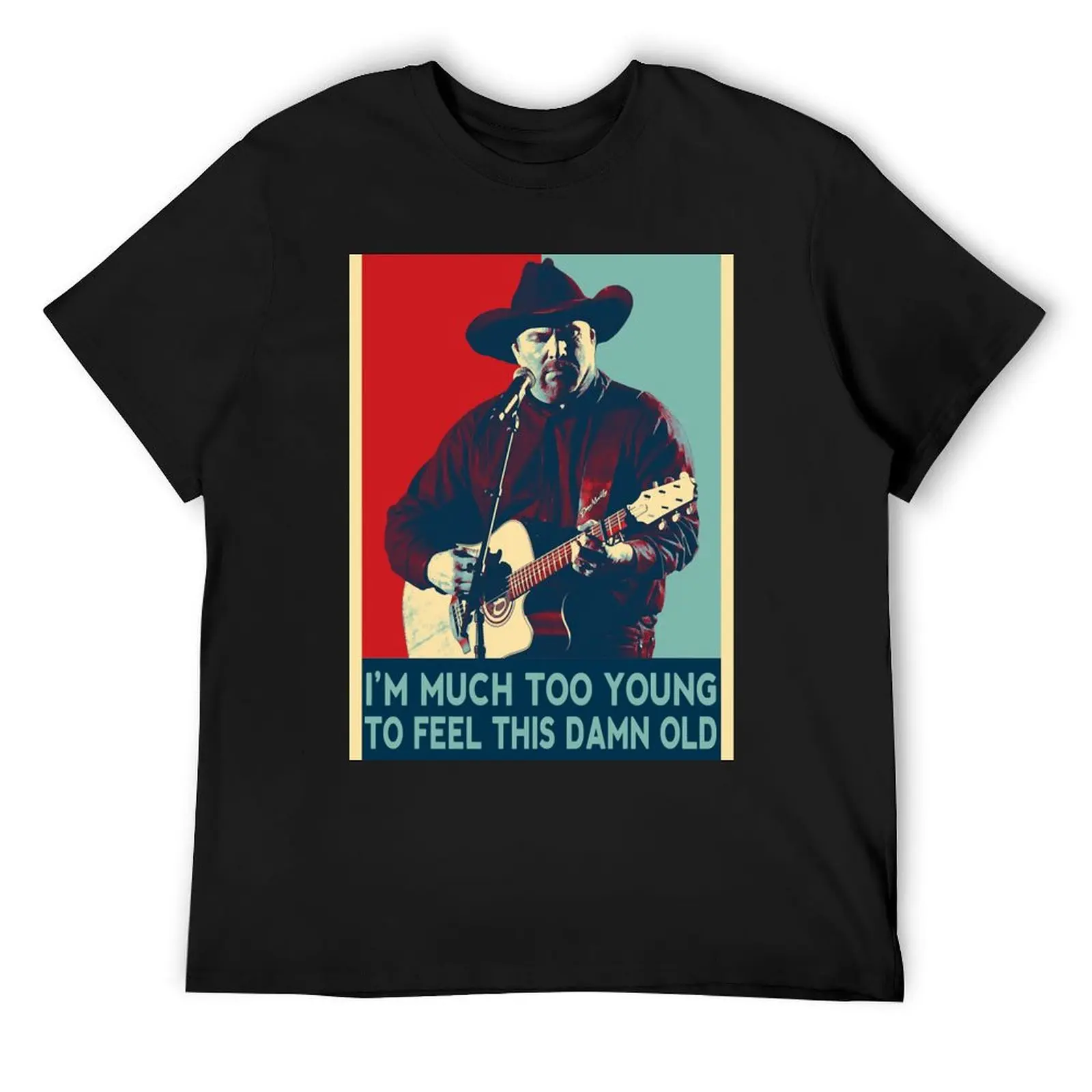 

Much Too Young To Feel This Damn Old Pop T-Shirt anime shirt graphic t shirt vintage summer tops mens t shirts pack