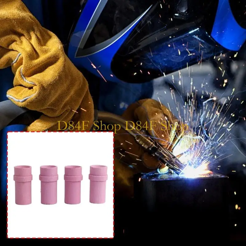 D84F Pack Of 4 High Performances Ceramic Sandblasting Nozzles Tips For Industrial Use