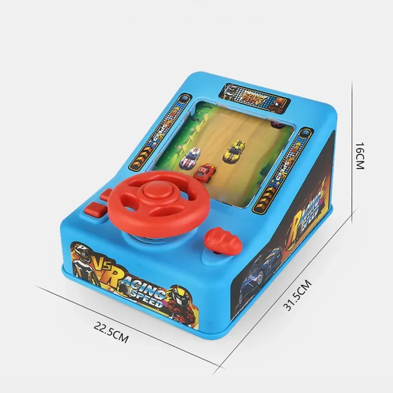 Console de jeu d'aventure de course pour enfants, volant électrique, simulation sonore, conduite, jouets de bureau pour enfants