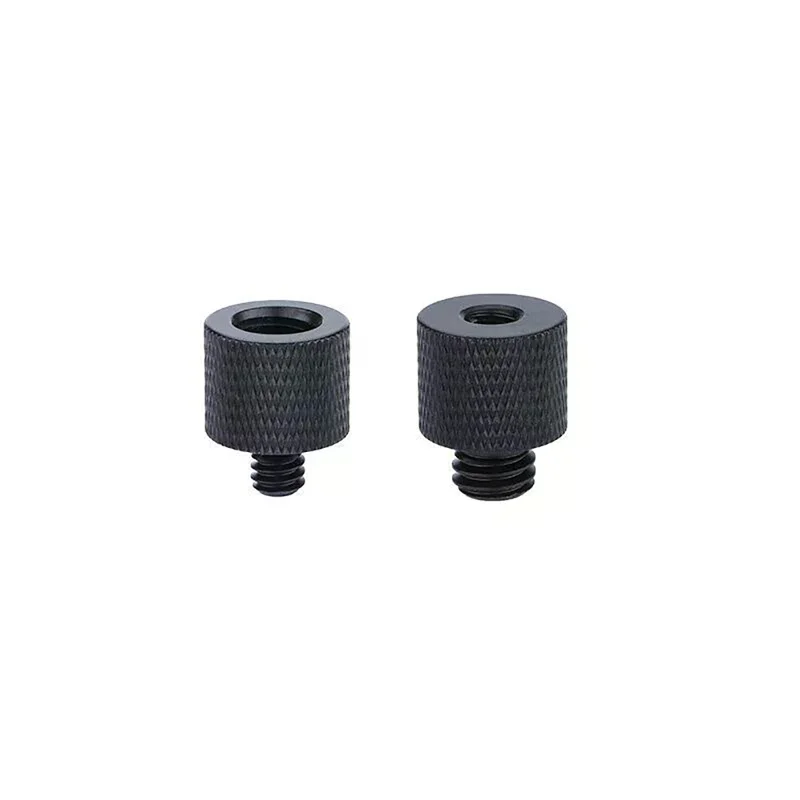 

Адаптер-переходник с резьбой 1/4" и 3/8" (черный, с наружной на внутреннюю резьбу) для крепления на штатив, вспышку, световую стойку