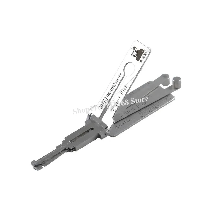 LISHI 2IN1 HU71 voor Scania Zware Vrachtwagen voor Land Rover Lishi Pick Tool Slotenmakers Tool Haken Kit Sloten Picks Picking Auto Decoder