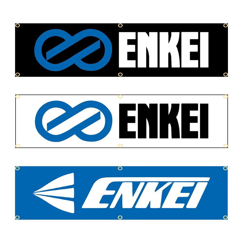 60X240cm  Enkeis Banner Flag Polyester Printed Garage or Outdoor Decoration Tapestry