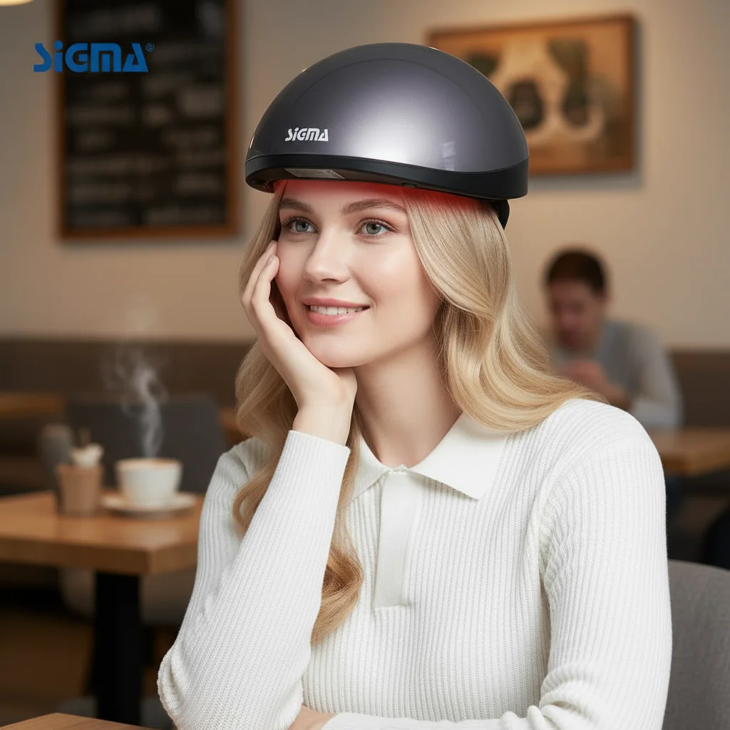 

Медицинский лазерный шлем для роста волос 650 нм, низкоуровневая лазерная терапия, лечение выпадения волос и облысения, восстановление роста волос для мужчин и женщин