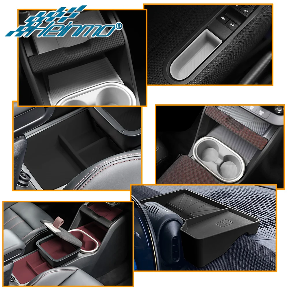 8PCS Car Door Groove Mat Compatible with MN U25 2024 2025+ Car Slot Cup Holder Pad Anti-slip Pad Inner Accessories