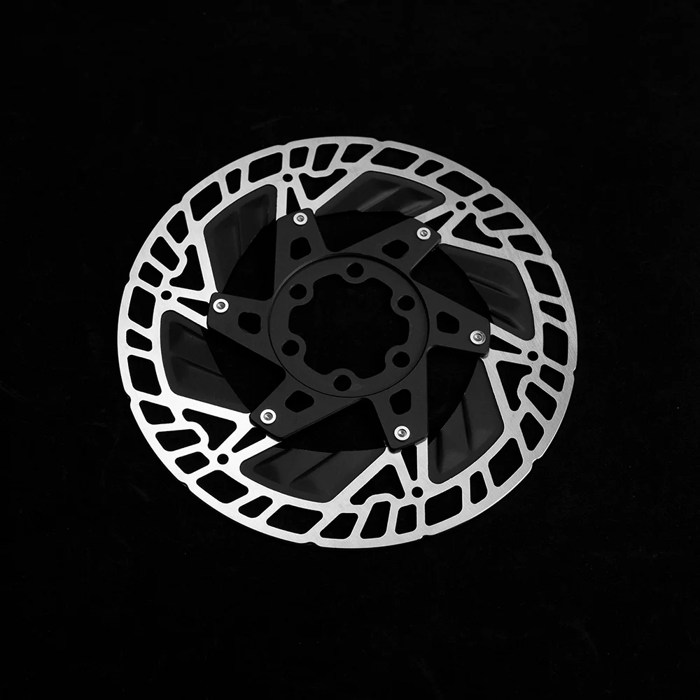 ZRACE RT-RX Plus ICE-TECH 6 Schrauben-Scheibenrotor, ultraleichter, stark wärmeableitender schwimmender Rotor, 160 mm Rennrad-Scheibenbremse – Detail 3