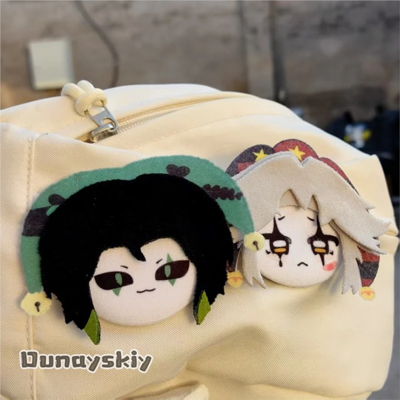 

ThFreak Crcus Pierrot Plush Badge Cute Gothic Dark Fantasy Anime Character Collectible aBcAD@ For Cosplayer Kawaii Badge Worn