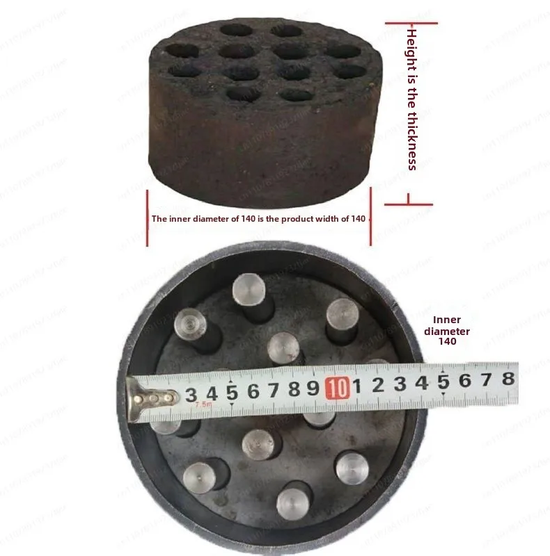 Eco-Friendly Cow Dung Briquetting Machine Honeycomb Coal Mold Pressure Briquettes Maker for Alternative Fuel Production