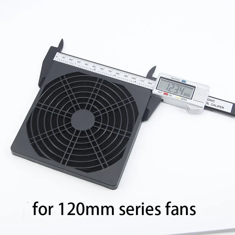 3in1 plastic Dustproof Fan Cover Net 12cm 120mm Case Fan Dust Filter Guard Grill Protector for PC Computer Cleaning Cooling