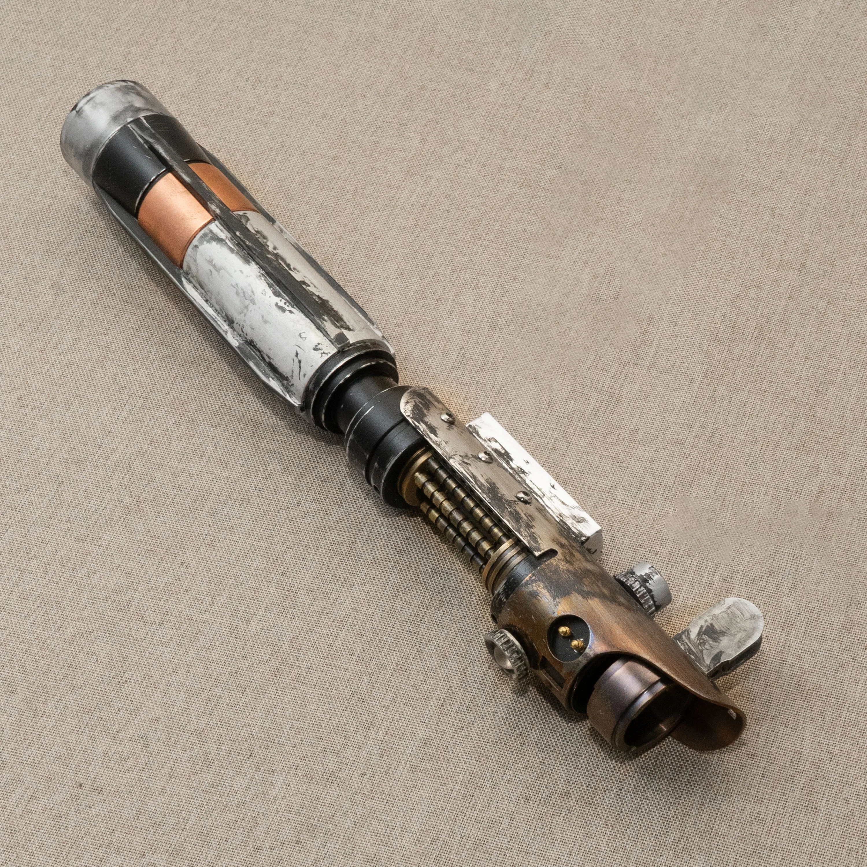 Starkiller Weathered limited Neo Pixel Lightsaber Proffie V2.2 Smooth Swing Metal Handle Cosplay Laser Sword Crystal Chamber