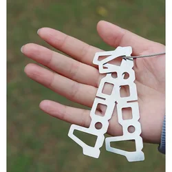 A Pair Camping Alcohol Stove Cross Stand Stainless Steel Boiler Rack Tools Thermostability Outdoor Travel Card Furnace Support