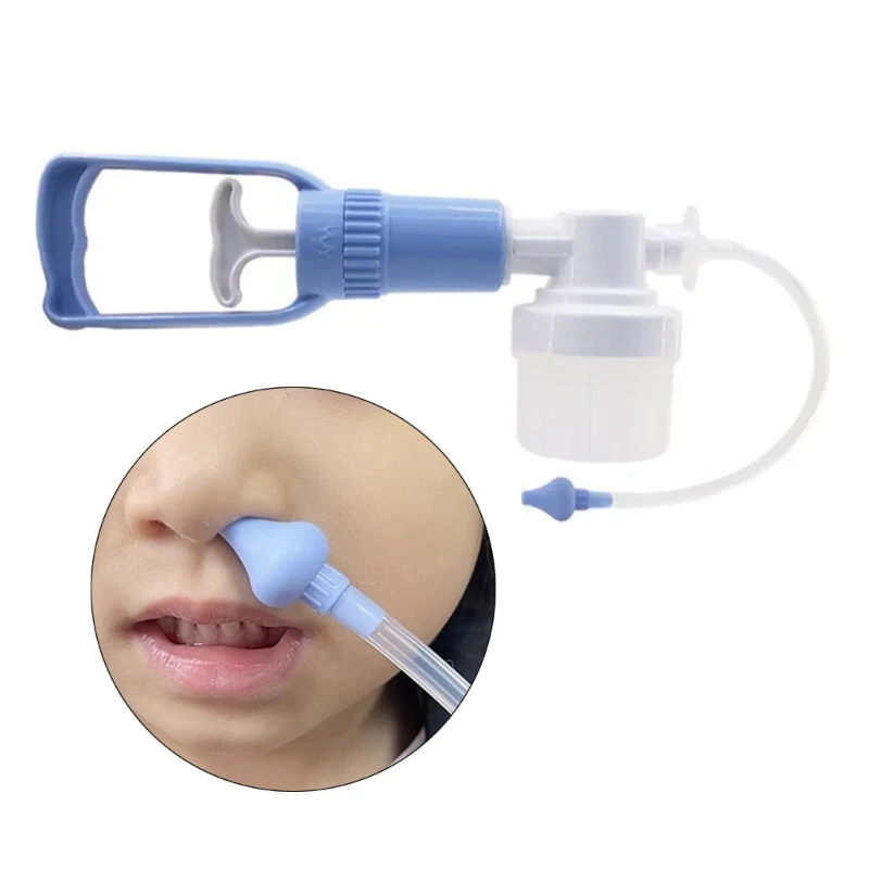 

Hand-pulled Baby Nose Aspirator Handheld Newborns Booger Removers Manual Tool for Infants Nose Congestion Relief P31B