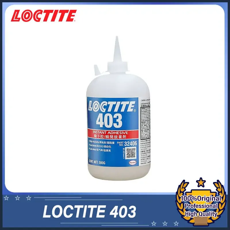 LOCTITE 403 500G Instant Adhesive Ultra Clear Low Bloom Medium-viscosity