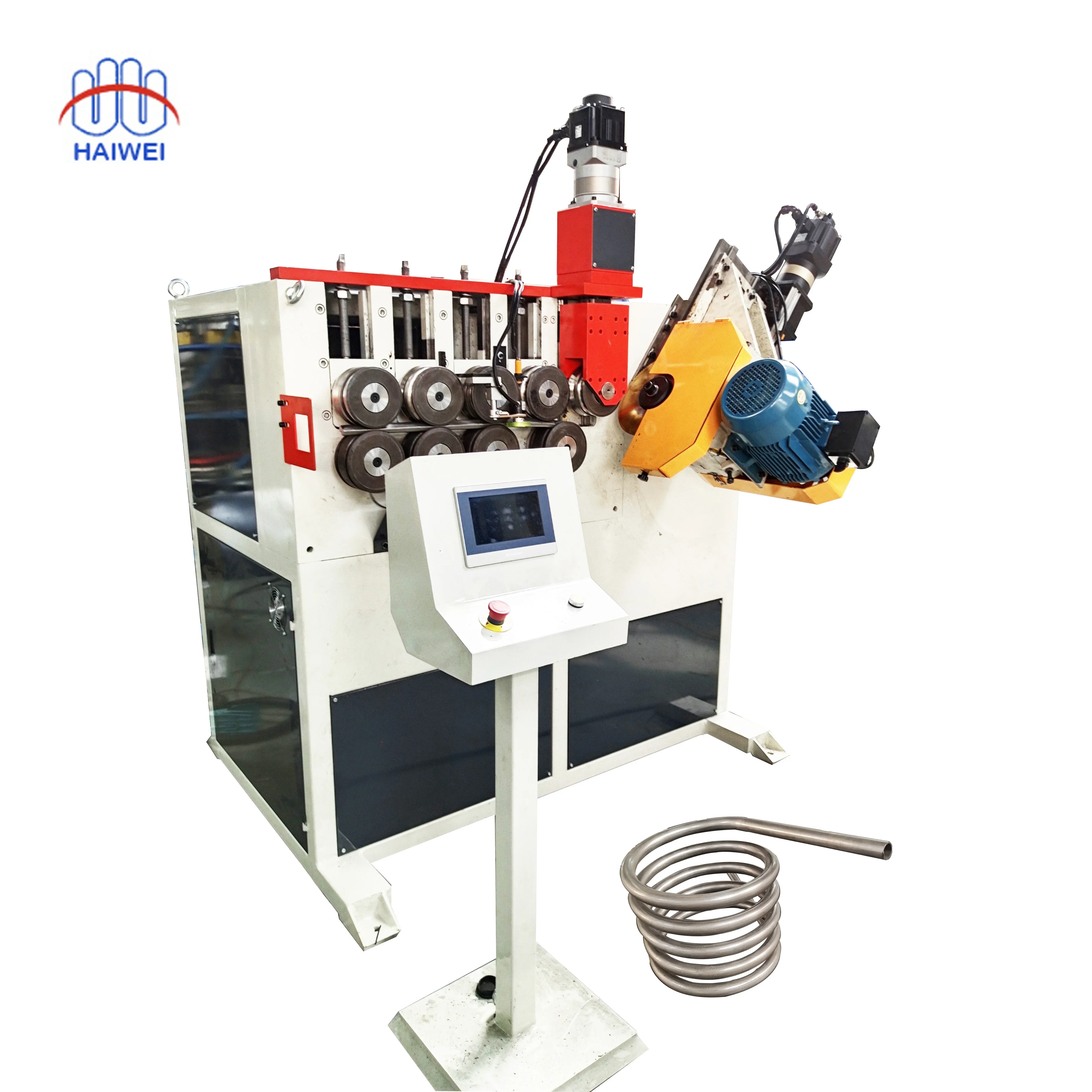 Automatic Stainless Steel Square round rectangular tube pipe rolling bending machine Roll circle cutting machine