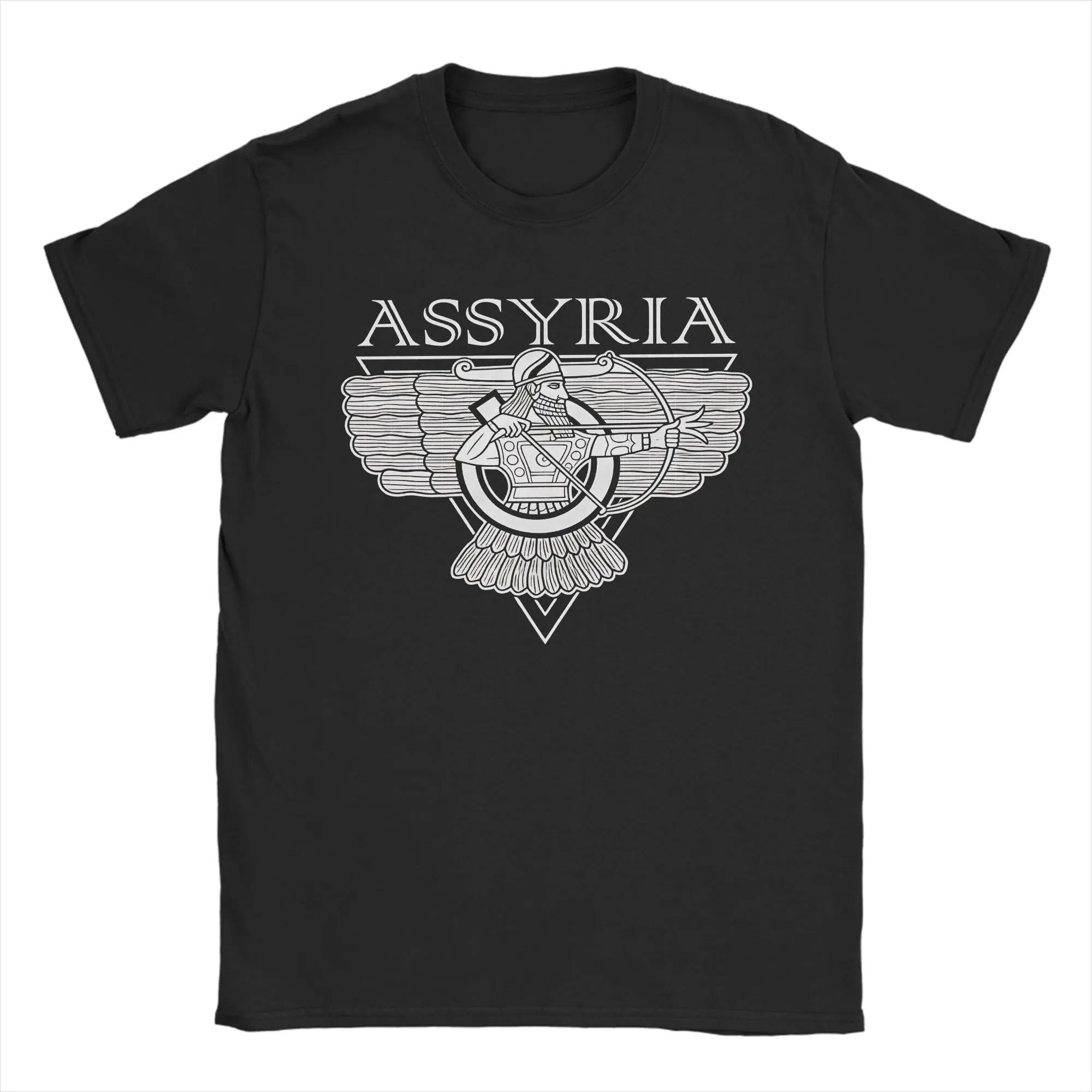 Assyrian Ashur Parsy Ancient Mesopotamia Iraq Iran Ancestry T-Shirt Summer T Shirts Cotton Tee Shirt For Men Short-Sleeved Top