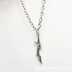 Sung Jin-Woo Yoo Jin-Ho Park Kyung-Hye Manga Ketting Sieraden Metalen Korte Blade Hanger Cosplay Kostuums Diy Rekwisieten Speelgoed Geschenken