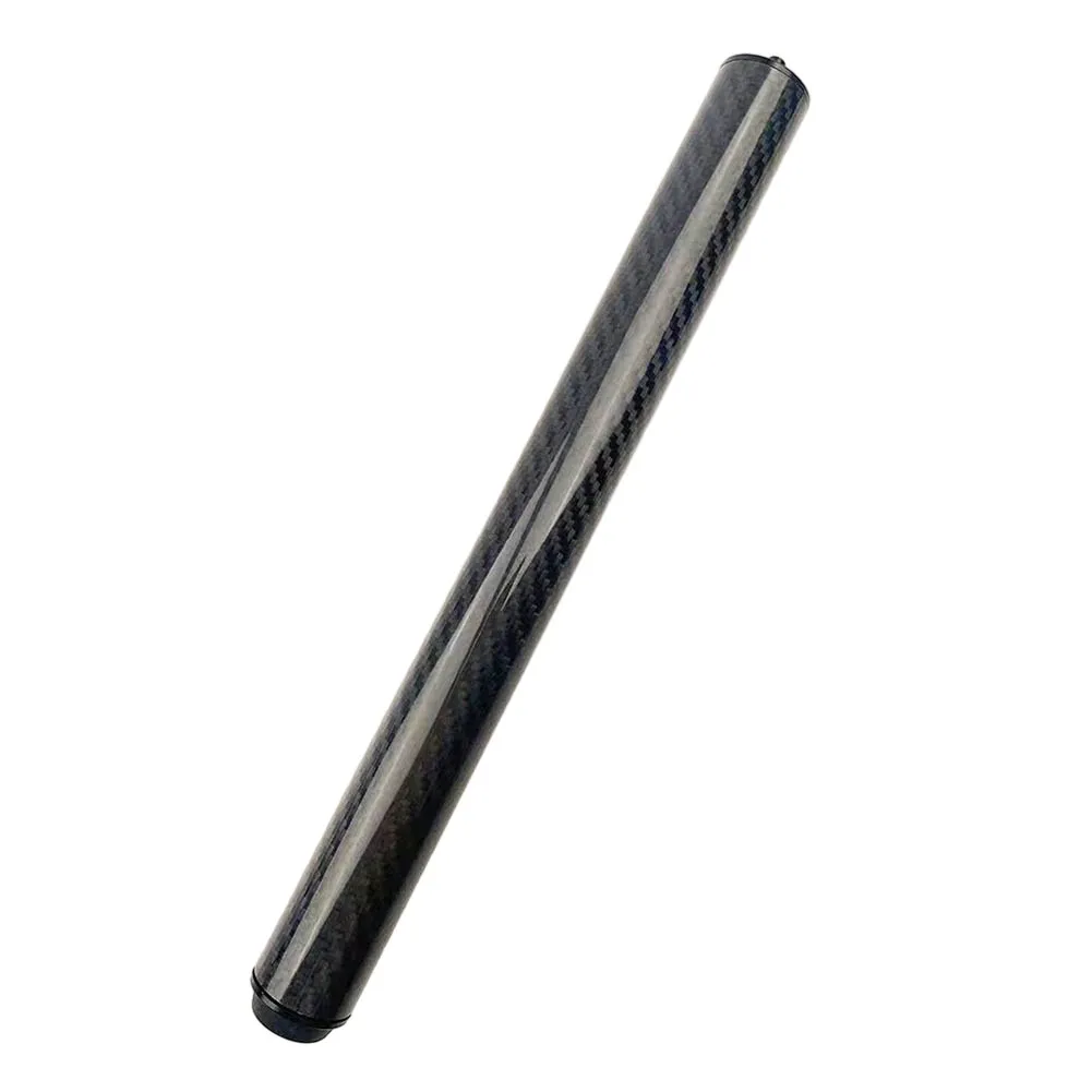 Koolstofvezel Pool Cue Verlenging Handvat Lichtgewicht Biljartkeu Verlenging 2 inch Lengte 32mm Diameter 3/8 11 Draad