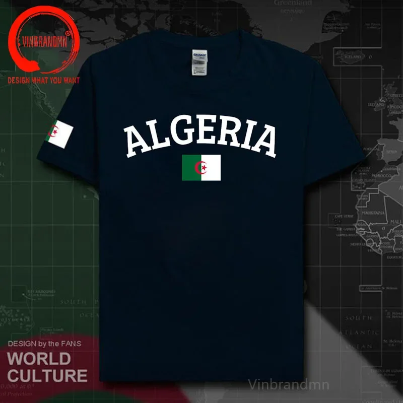 Funny Algeria T Shirt Men Algerian Flag Pround T Shirts Man Graphic Cotton Streetwear Short Sleeve Birthday Gifts Summer T-shirt