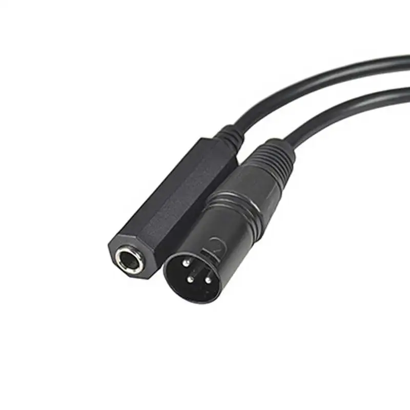 XLR 3pin do 6.35 trs żeński 6.5mm żeński do 3-pinowego XLR publiczny mikser wzmacniacz mocy przewód do konwersji audio