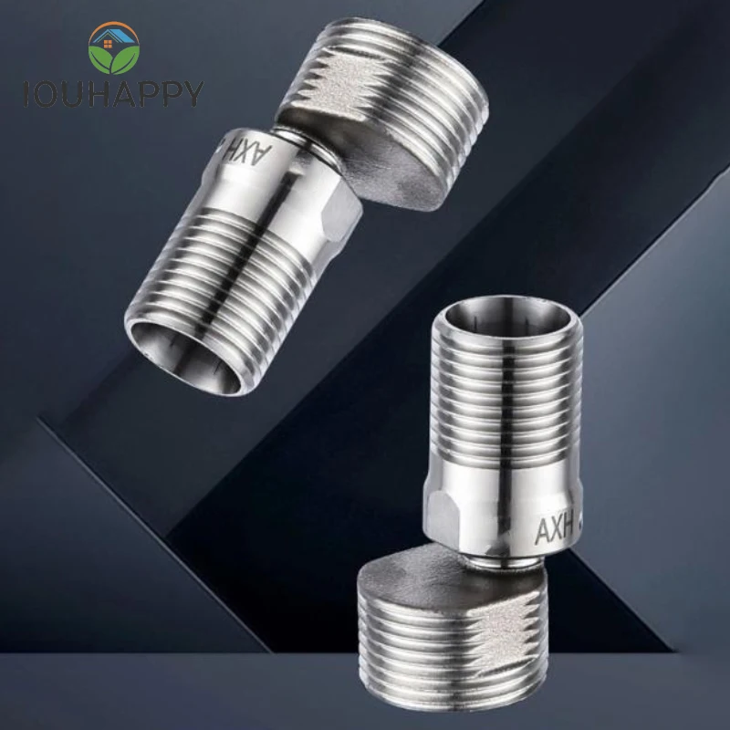 360° Rotation Eccentric Screw Corner Thickened Explosion-proof 304 Stainless Steel Angled Curved Foot for Faucet Adapter