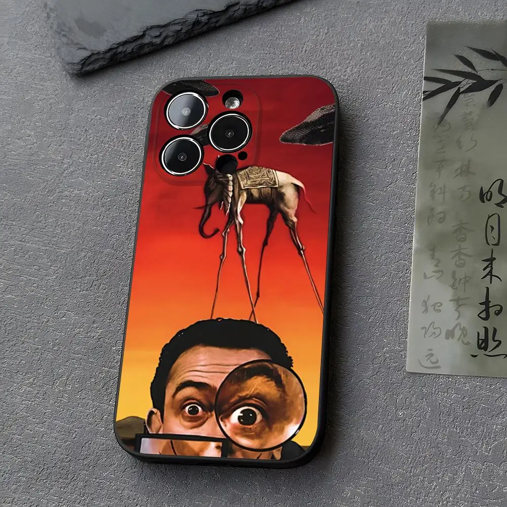 Salvador art D-Dali Phone Case for iphone 14 13 11 15ProMax 16 12 Pro Xs Max Mini Xr X 7 8 Plus Funda Covers