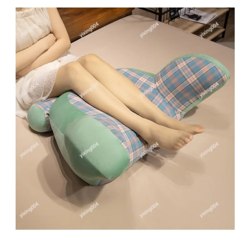 Bedroom Soft Headboard Backrest Cushion, Removable Washable Reading Pillow Bed Support