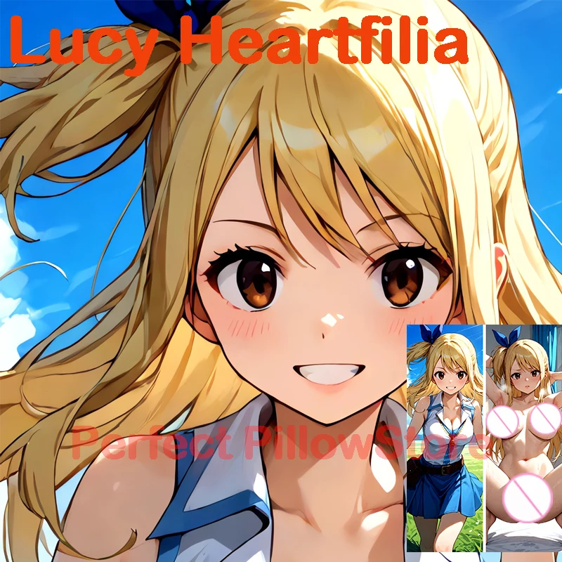 

Dakimakura anime Lucy Heartfilia Double-sided Print Life-size body pillows cover Adult pillowcase