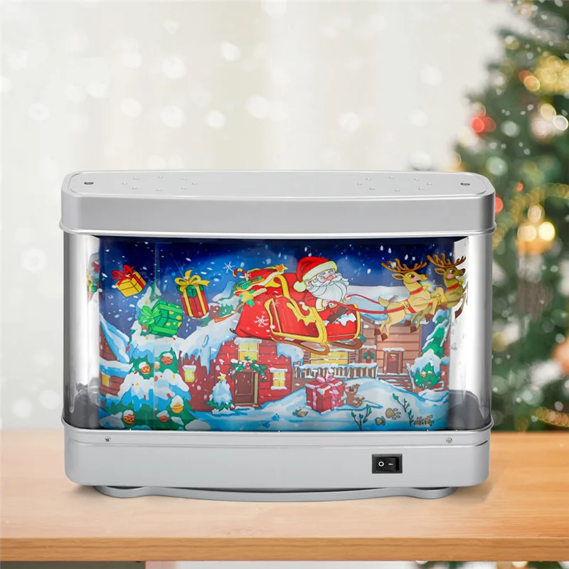 

【HOT】LED Fish Tank Night Light Aquarium Decor Christmas Theme Decorative Table Lamp For Home, Office, Bedroom