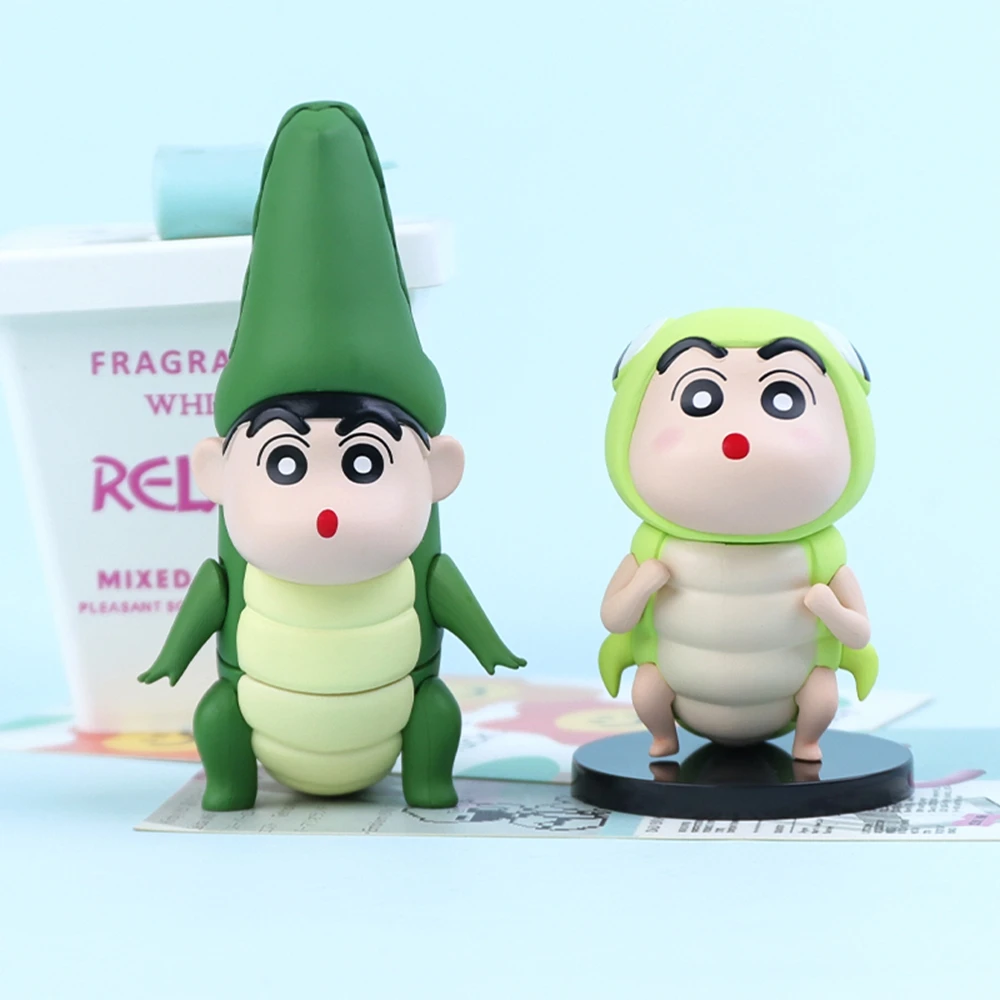10CM野原しんのすけフィギュアクレヨンしんちゃんアニメ女装アニメーションモデルギフトコレクション装飾装飾品PVC