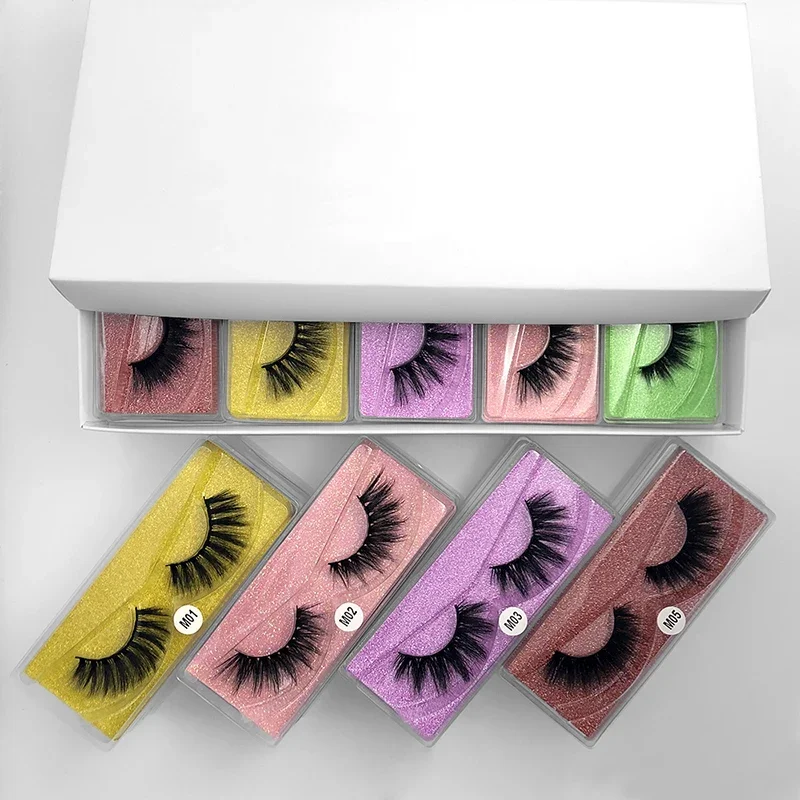 Mink Eyelashes Wholesale 10Pairs 3d Mink Lashes Natural false Eyelashes fake Eyelashes Makeup False Lashes In Bulk