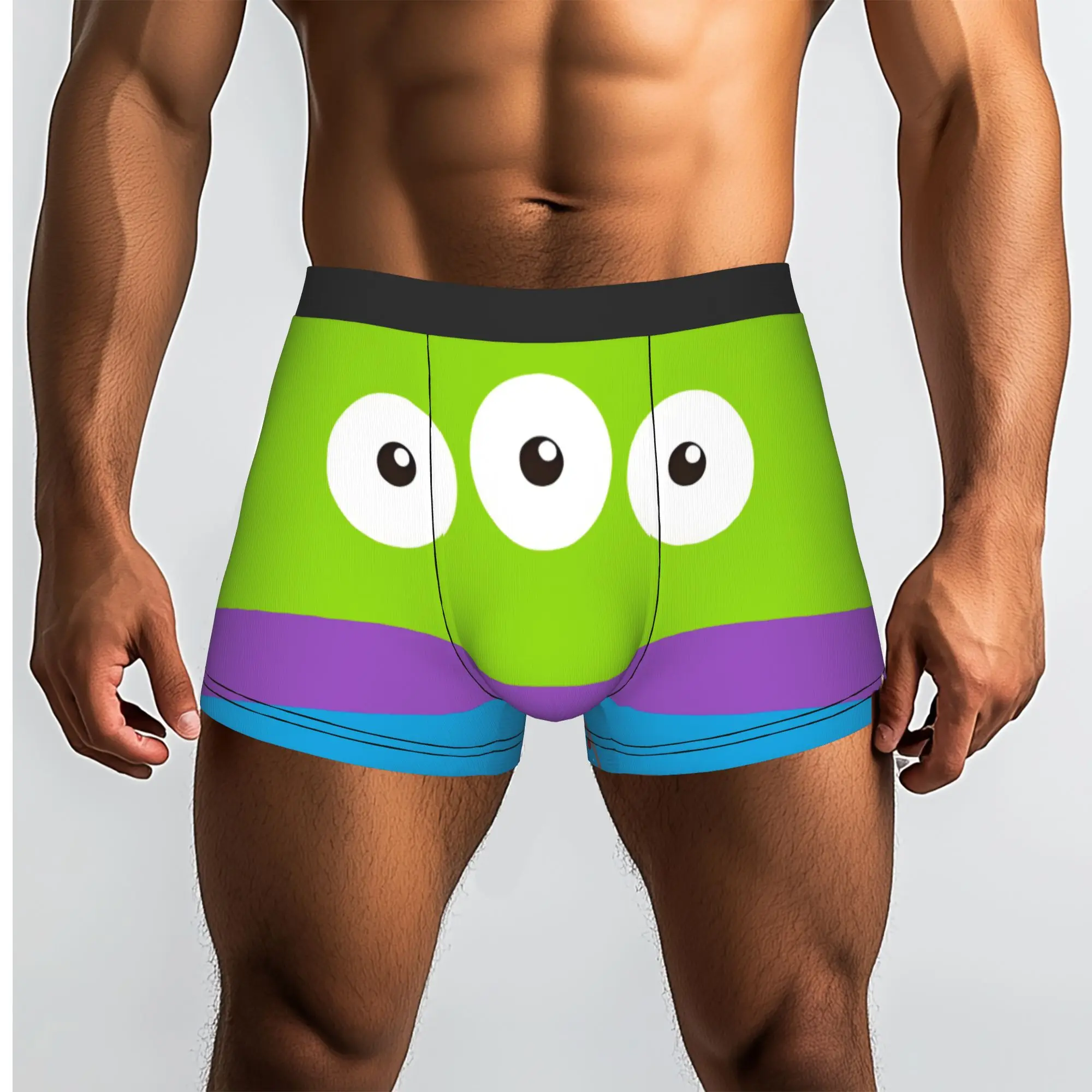 Custom T-Toy Cartoon S-Story Underwear Men Breathable  Boxer Briefs Shorts Panties Soft Underpants For Male